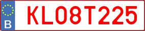Truck License Plate